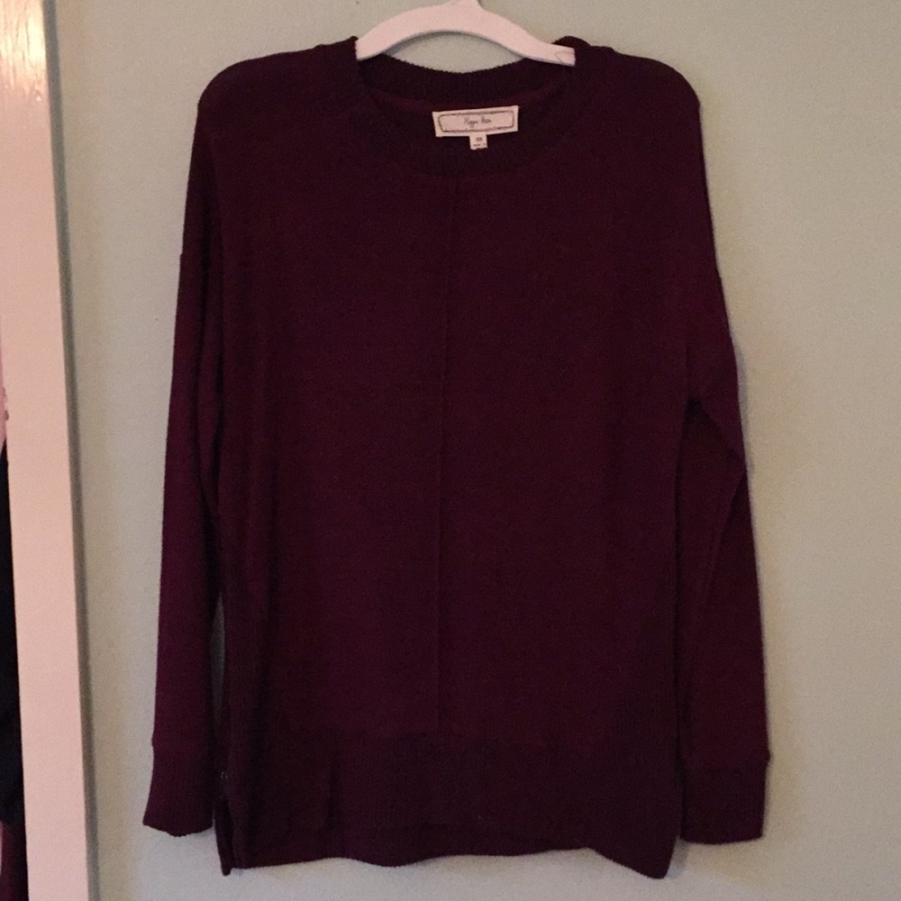 Burgundy lightweight sweater